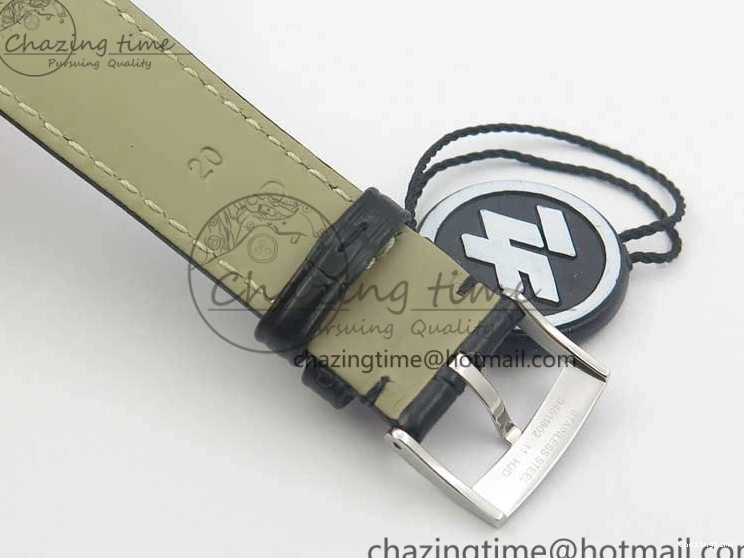 0316 MultiPurpose De Ville Prestige Real PR SS ZF 1:1 Best Edition White Dial Blue Markers on Black Leather Strap MIYOTA 7941